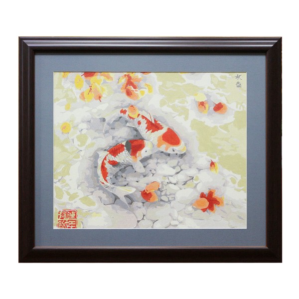 กรอบใส่ผ้าปักครอสติช-กรอบรูปใส่ผ้าปัก-กรอบครอสติช-กรอบรูปปลามงคงกรอบเสริมฮวงจุ้ย 